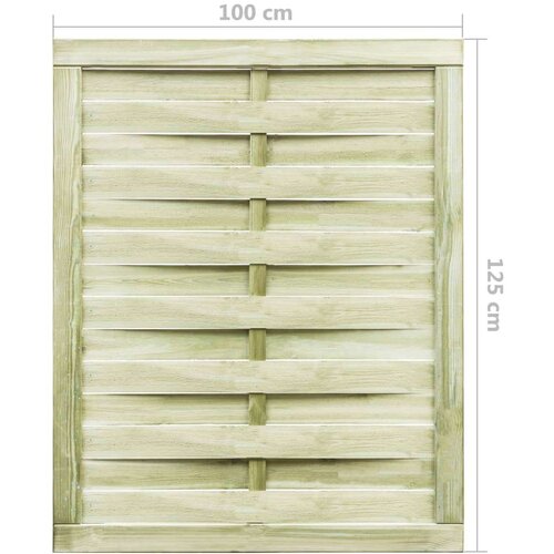  Vrata od impregnirane borovine 100 x 125 cm zelena Slike