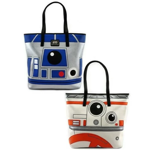 Loungefly torba STAR WARS R2D2 BB8 2 SIDED BIG FACE TOTE