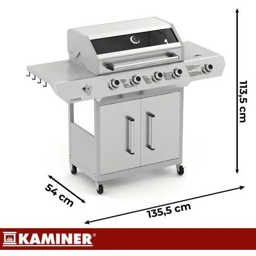 Kaminer Plinski ro&amp;scaron;tilj 4+1 17kW Varen 5.0 Slike