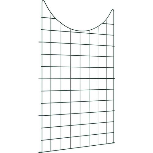 VidaXL Set ograde za ribnjak 8 pcs Zelena 50 x 80 cm Čelik Slike