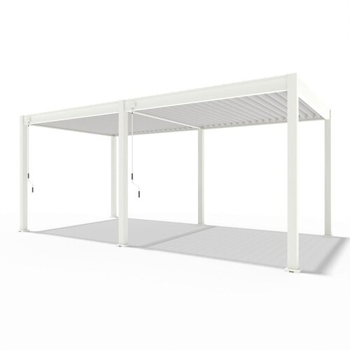 Gardenson Pergola Trumpf, Bela, 3x6m Cene