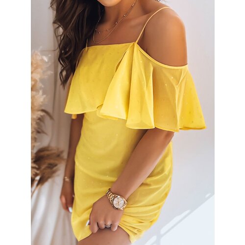 DStreet Dress ALISS yellow Slike
