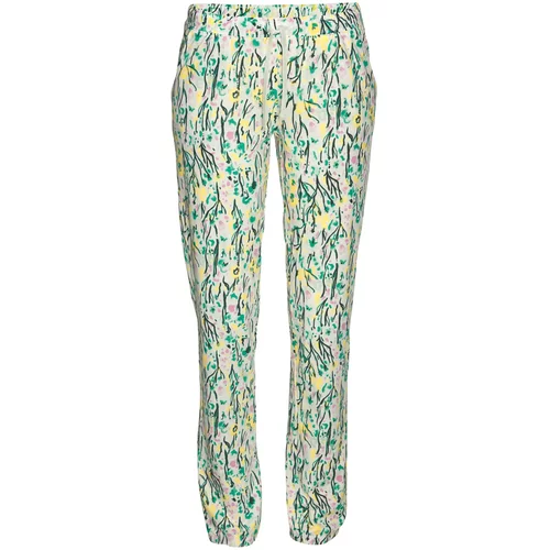VIVANCE Pidžama hlače 'Dreams' žuta / zelena / roza / crna / bijela
