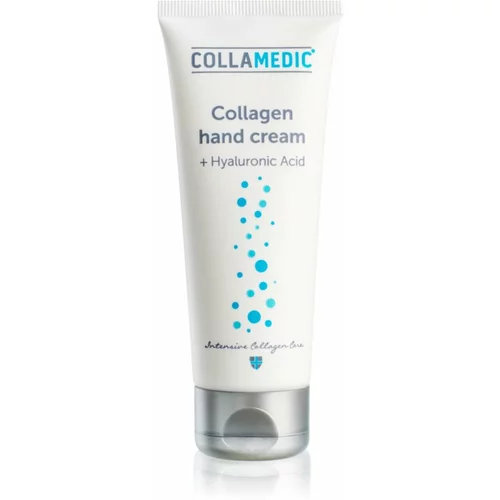 Collamedic Collagen hand cream krema za roke za obnovitev prožnosti kože s hialuronsko kislino 75 ml