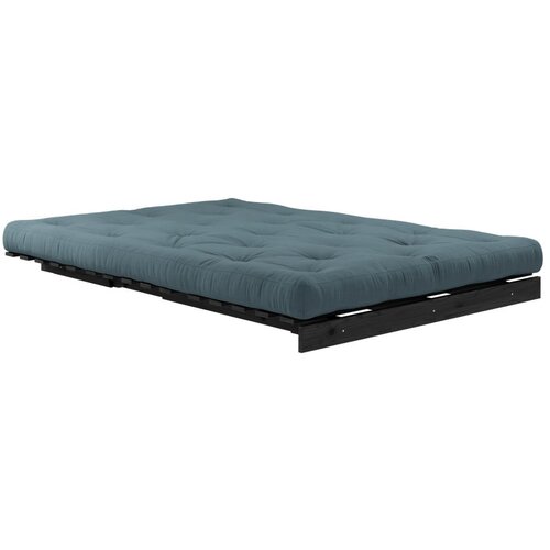 Karup Design Modrozelena raztegljiva sedežna garnitura 140 cm Roots Black Night &amp;ndash; Slike
