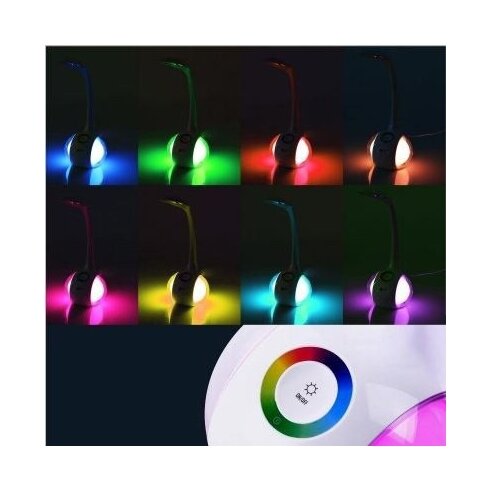  LED RGB prigu&amp;scaron;iva stona lampa LED/7W/230V plava Slike