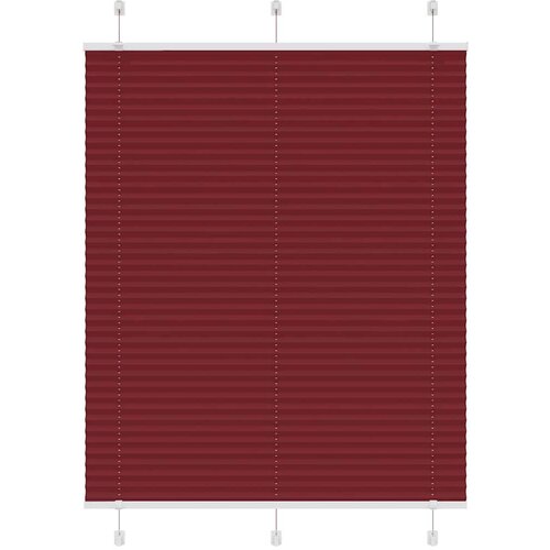 vidaXL Plisirana roleta Bordeaux crvena 105x150 cm Širina tkanine Cijene