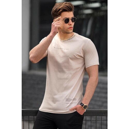 Madmext T-Shirt - Beige - Fitted Slike