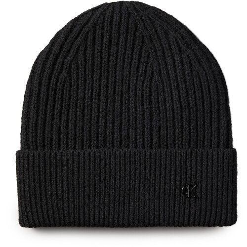Calvin Klein Kapa Ck Metal Wool Beanie LV04D8032G Črna Slike
