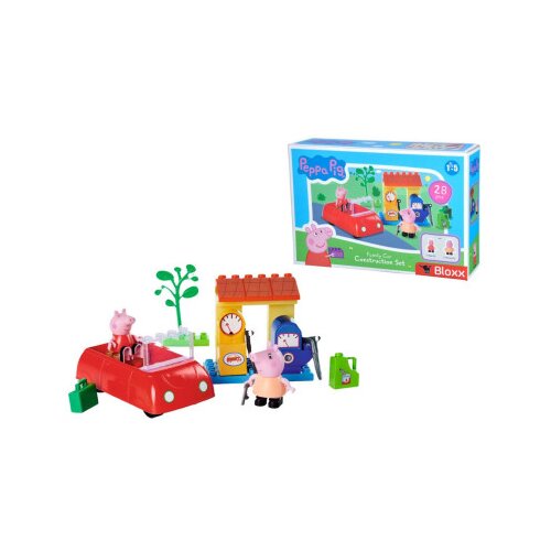Peppa Pig Igračke kocke za sklapanje porodičnog auta 28 dijelova 565739 Cijene