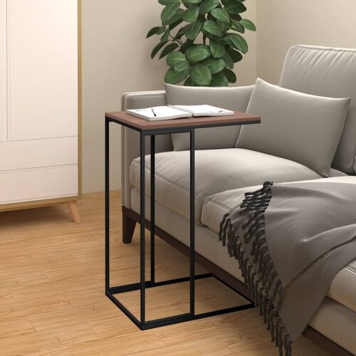 The Living Store Klubska mizica črna 40x30x59 cm konstruiran les - Stranska Mizica, (21421418) Slike