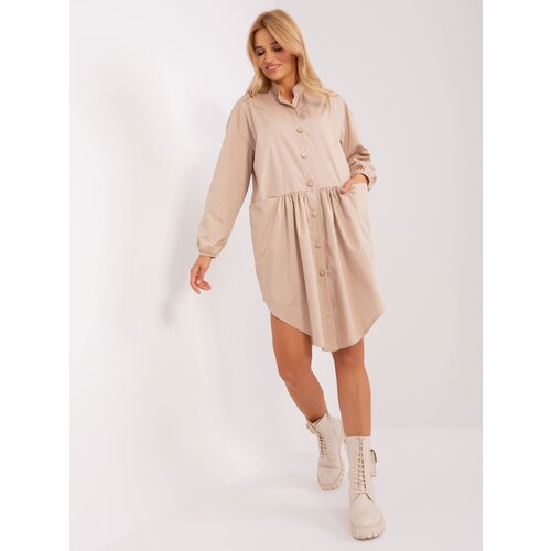 ZULUNA Dress-CHA-SK-1027-2.68-beige Slike