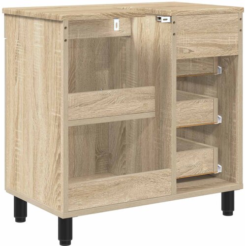  Toaletna jedinica Hrast sonoma 60 x 35 x 60 cm Slike
