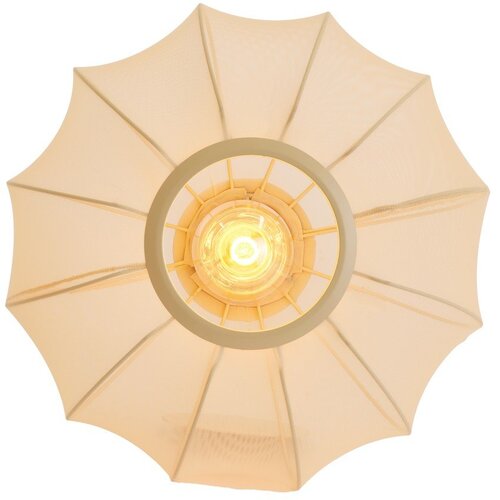 Light &amp;amp; Living Kremno bela stropna svetilka s tekstilnim senčilom &amp;oslash; 40 cm Plumalia &amp;ndash; Slike