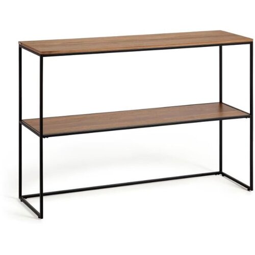 Kave Home Rjava konzolna mizica iz oreha 120x30 cm Yona - Kave Home Cene