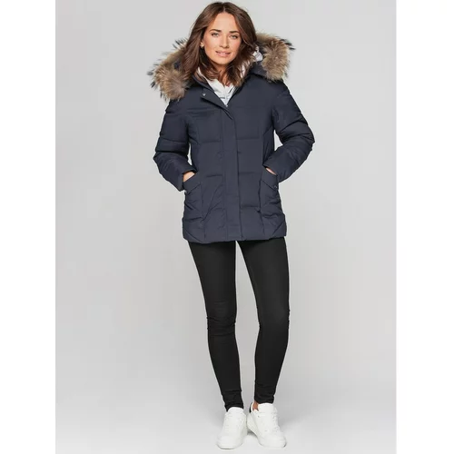 PERSO Woman's Jacket BLH211045F Navy Blue