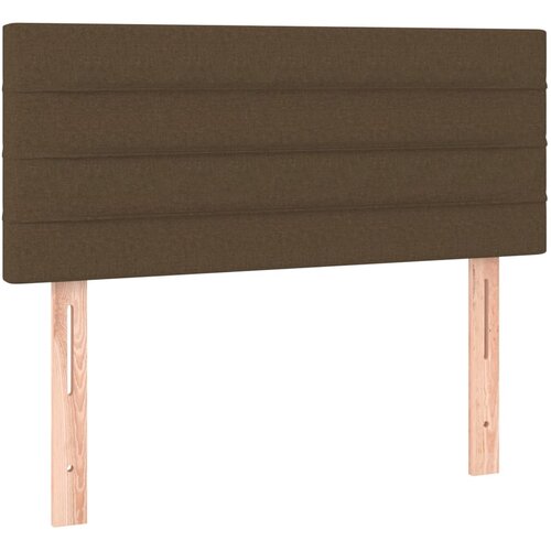  LED uzglavlje tamnosmeđe 100x5x78/88 cm od tkanine Slike