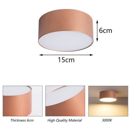Brilagi Plafonsko svetlo za kupatilo FORIS LED/20W/230V prečnik 15 cm u boji bronze IP44 Slike