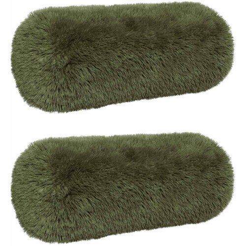  Presvlaka za jastuk 2 pcs HEERLEN Zelena &Oslash; 15 x 40 cm PV flis Cijene
