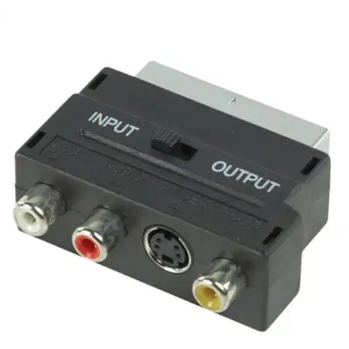  SCART na 3 RCA i S-Video adapter sa In/Out prekidačem S3 Slike