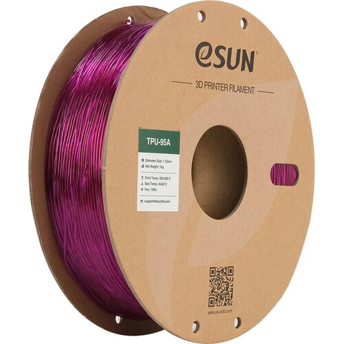 ESUN eTPU-95A Transparent Purple Slike