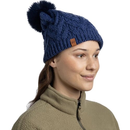 Buff Kape Knitted Fleece Caryn Beanie Modra Slike
