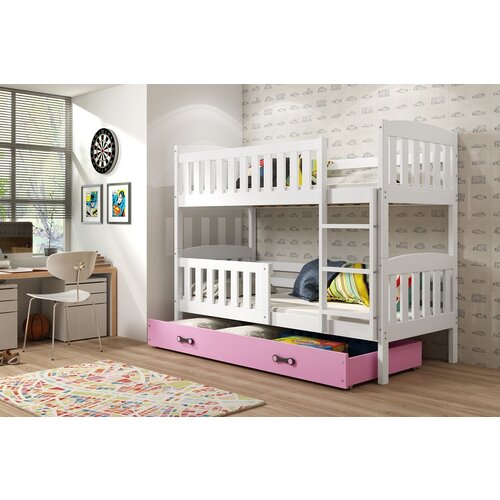 BestBed POGRAD KUBUS 200X90 S PREDALOM (VE� BARV) - BELA-Roza Cene