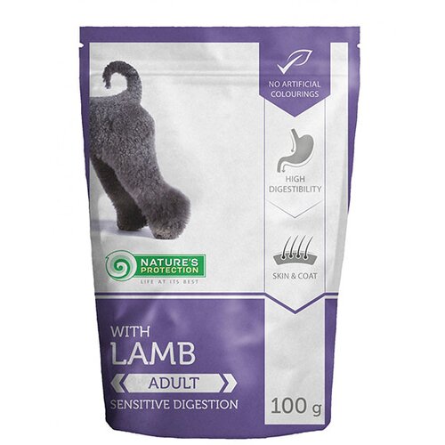  Np pou dog adult lamb 100g Cene