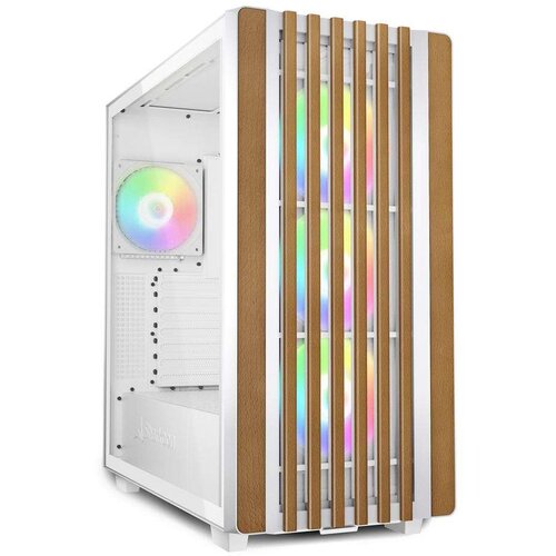Sharkoon Rebel C70G RGB White | PC case Slike