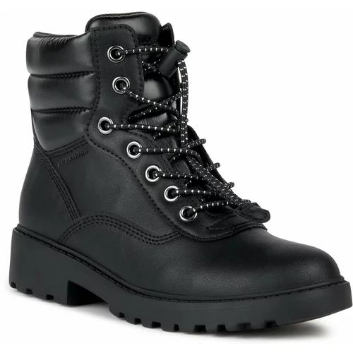 Geox Pohodni čevlji J Casey Girl B Abx J367ZB 0BCLV C9999 D Black