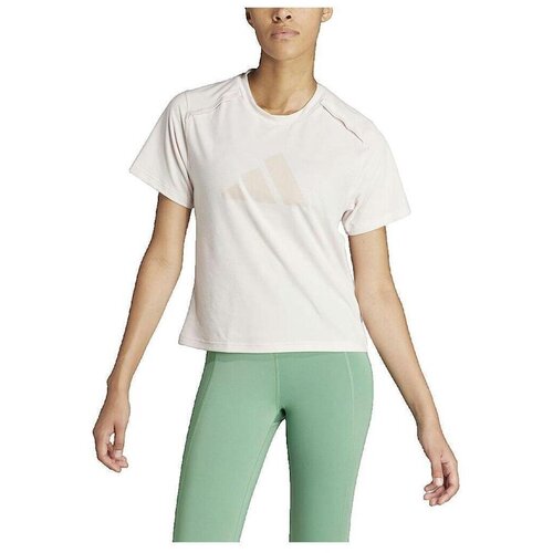 Adidas Majice s kratkimi rokavi T-shirt Power Performance Big Logo Bež Cene