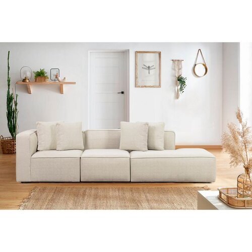 Atelier Del Sofa More M (M2-M1-M3) - Cream Cream Corner Sofa Cene