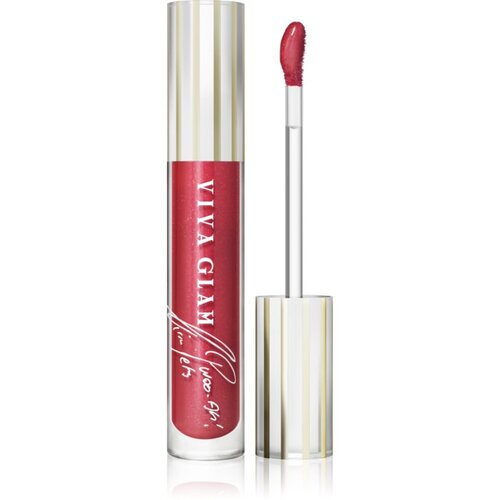 MAC Cosmetics Viva Glam Lipglass Air dolgoobstojni sijaj za ustnice odtenek Viva Kimmitment 5 ml Slike