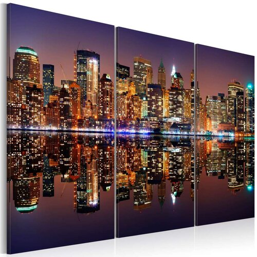 Slika - New York water reflection 120x80 Slike