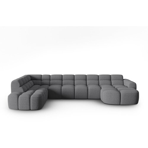 Micadoni Home Siva kotna sedežna garnitura Lisa &amp;ndash; Slike