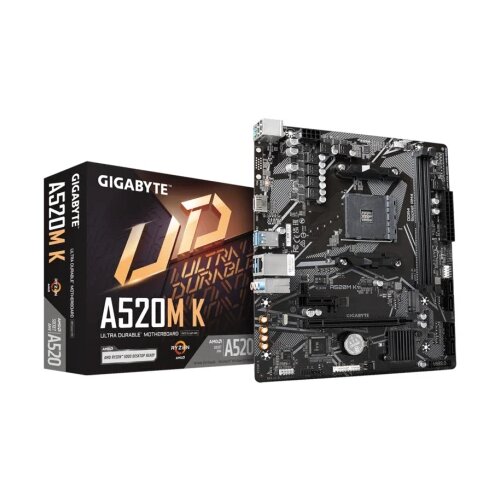 Gigabyte MB [A520M K V2 G10]AM4; 2xDDR4;M.2; 4xSATA; 6xUSBVGA, HDMI; mATX; Cijene