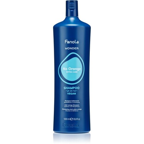 Fanola Wonder No Orange Extra Care Shampoo neutralizirajući &amp;scaron;ampon za smeđe nijanse 1000 ml Slike
