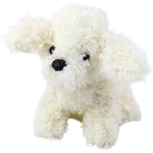 Pli&amp;scaron;ana igračka mini pudla 20cm - bijela Slike