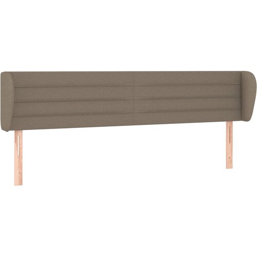 Maison Chic posteljno vzglavje - vzglavna omarica - nočna omarica z u&amp;scaron;esi taupe 163x23x78/88 cm blago, (21711837) Slike