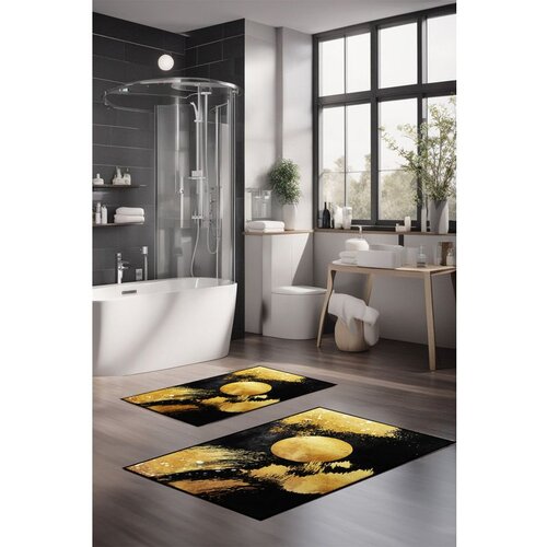 CT-5427 multicolor bathmat set (2 pieces) Slike