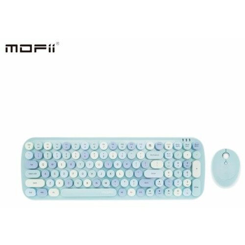 MOFII wl candy set tastatura i miš u plavoj boji Slike