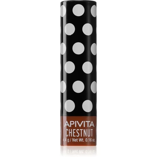 Apivita Lip Care Chestnut balzam za ustnice za toniranje 4.4 g