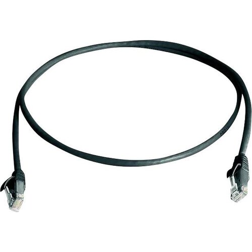 Telegärtner L00003E0000 RJ45 omrežni kabel\, Patch kabel CAT 5e U/UTP 5.00 m črna ognjevaren\, brez halogena 1 kos, (20415639) Cene