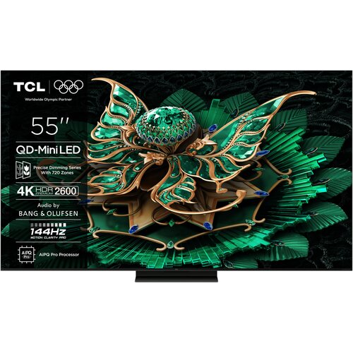Tcl 55"C7K 4K QD-Mini LED TV144Hz Google TV; Game Master;Audio BANG & OLUFSEN; HDR Premium; Cijene