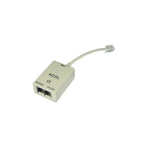 Lindy telefon adapter [1x RJ11 vtič - 2x RJ11 vtičnica] siva, (20411040) Slike