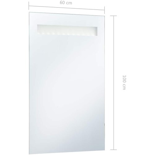  Kupaonsko LED zidno ogledalo 60 x 100 cm Slike