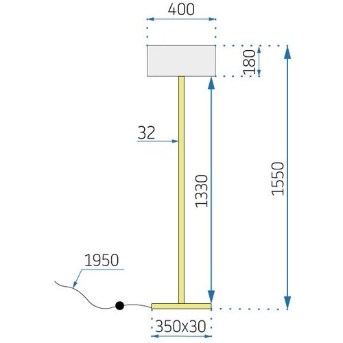 Toolight Podna svjetiljka App966-3F Slike