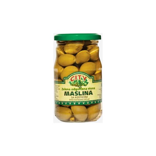 SITI doo - Čačak Zelena odgorčena stona maslina sa ko&scaron;ticom, 370ml Cene