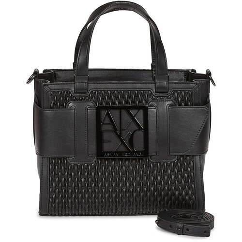 Armani Exchange MEDIUM TOTE - WOMAN'S BIG TOTE Crna Cijene