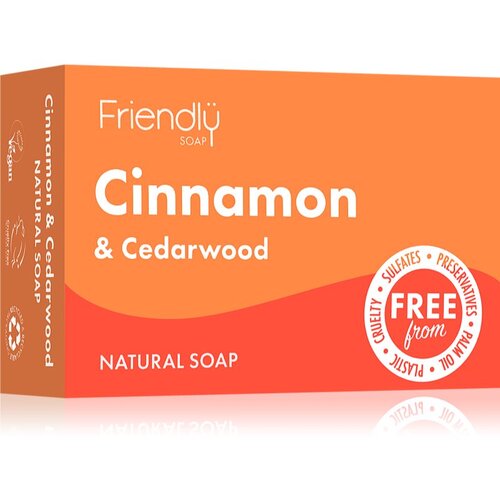 Friendly Soap Natural Soap Cinnamon & Cedarwood naravno milo 95 g Cene